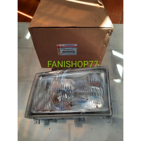 LAMPU DEPAN BESAR CANTER PS125 PS 110 TURBO HEAD LAMP Asli ORI + Bohlam MITSUBISHI