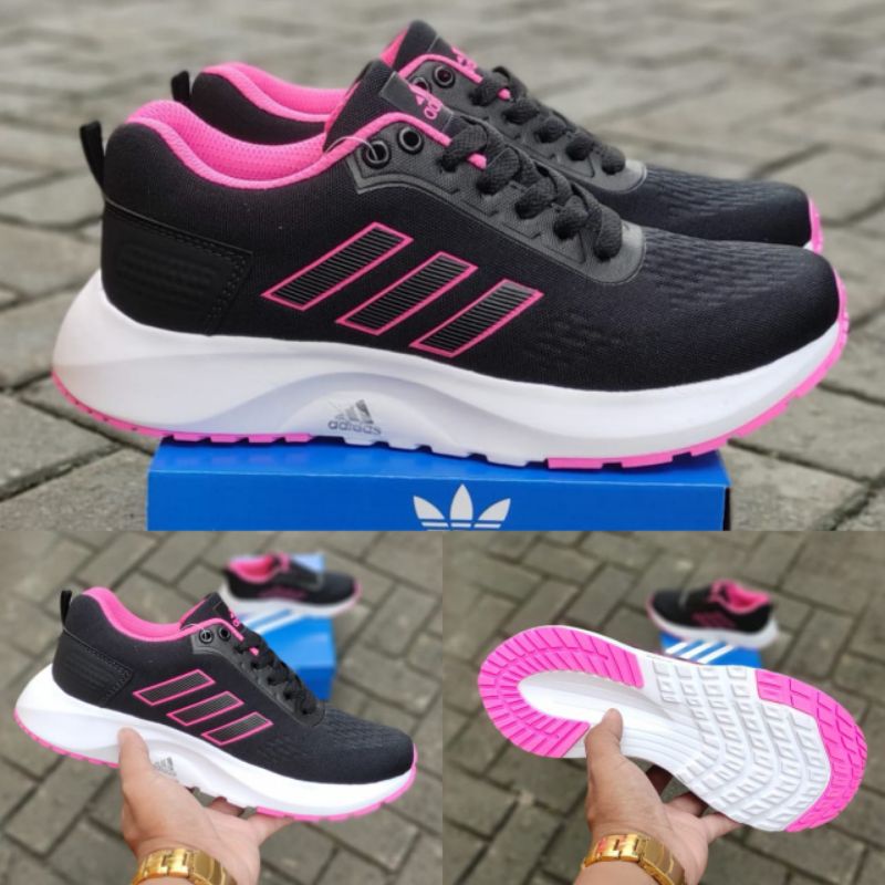 SEPATU ADIDAS RUNNING LARI JOGGING PRIA WANITA UNISEX MADE IN VIETNAM / SEPATU SEKOLAH KULIAH MEJENG / SEPATU OLAHRAGA ADIDAS COWOK CEWEK PROMO