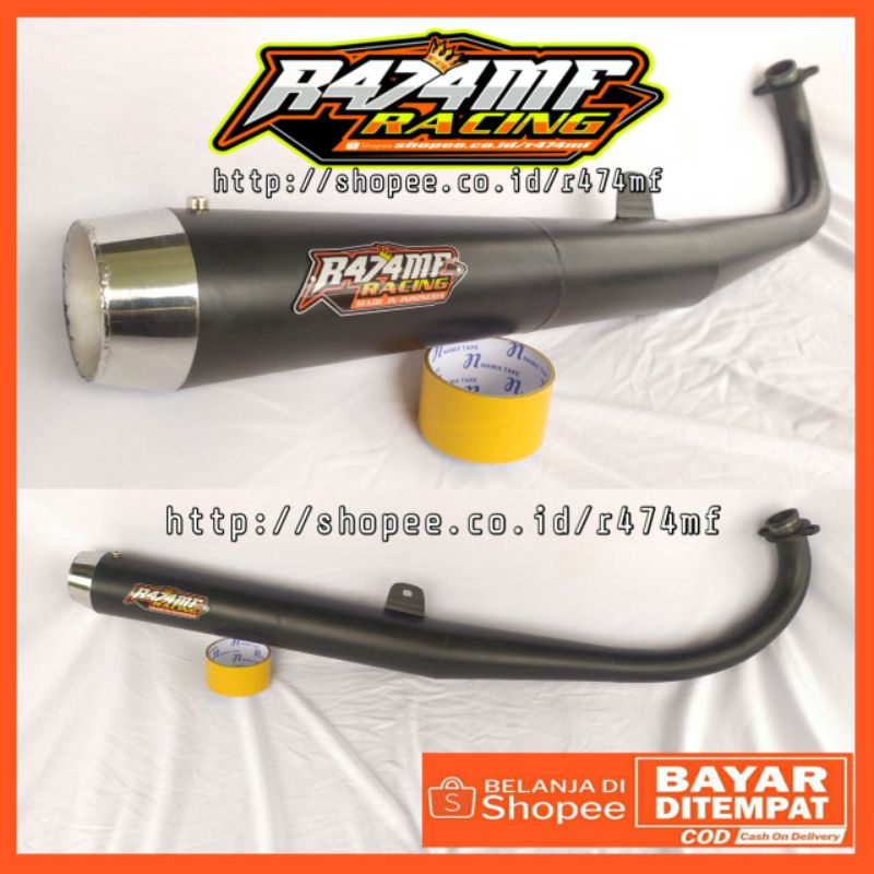 Knalpot Rx King Rx Special standar racing doff /Knalpot Original R474MF standar Racing Rx King