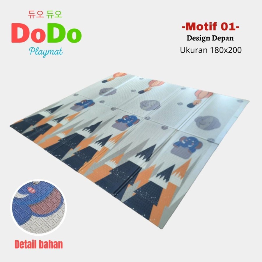 Karpet DODO Playmat Anak Uk. 180 x 200 KODE 01