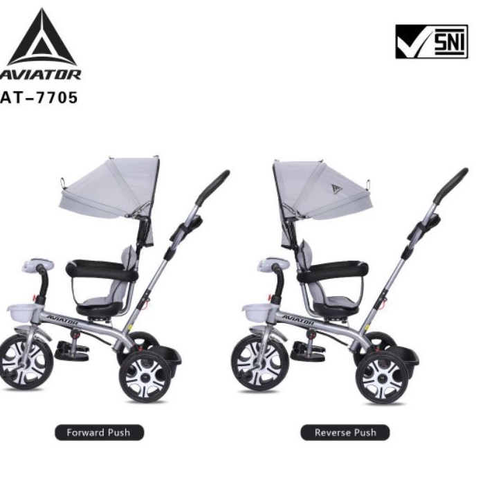 Sepeda anak roda tiga ticycle aviator AT 7705