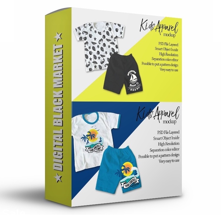 Kids Apparel Mockup - Adobe Photoshop