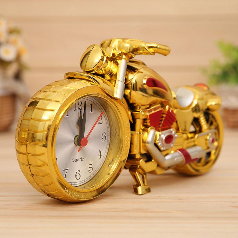 Top Motor Alarm Clock Retro Jam Meja Hadiah Ulang Tahun Ornamen Untuk Anak