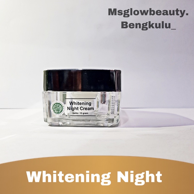 Ms Glow / whitening Night Ms Glow / cream malam whitening  / krim malam whitening ms glow / Ms Glow 