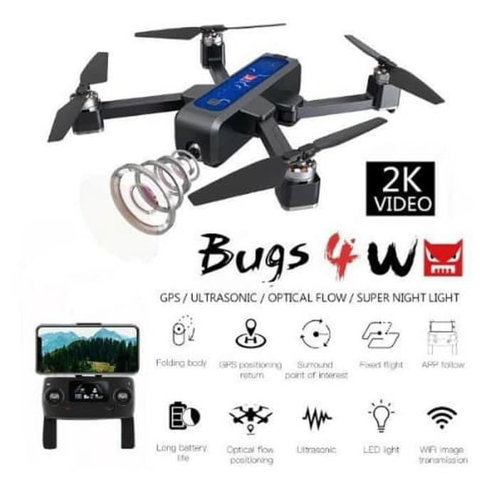 Drone mjx bugs 4w dual camera gps