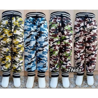 7KIDS Celana  Panjang Anak jogger  Army  Loreng usia 1 14 th 
