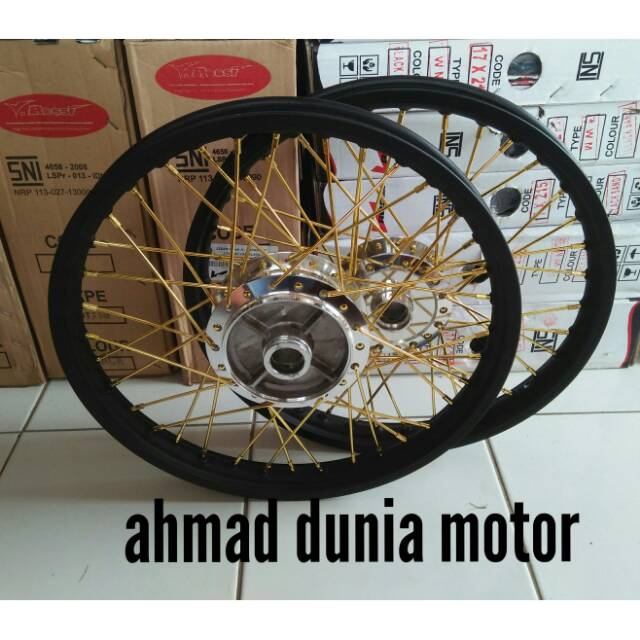 Velg jari jari supra x 125 old siap pakai.