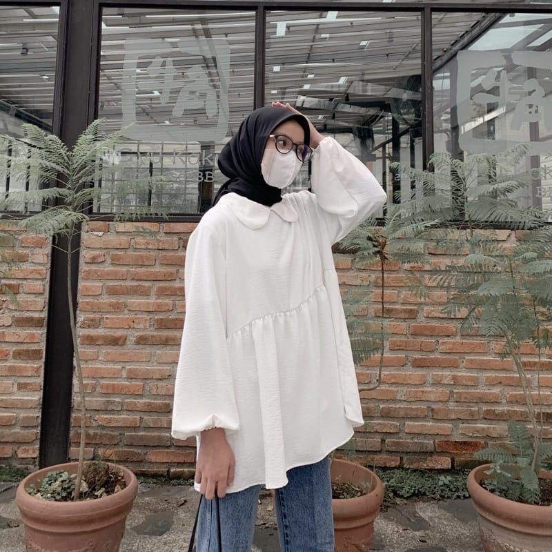 1KG MUAT 5PCS | MIA BLOUSE YURA ATASAN AIRFLOW CRINKLE HITS OOTD SELEBGRAM FASHION GROSIR WANITA TERMURAH