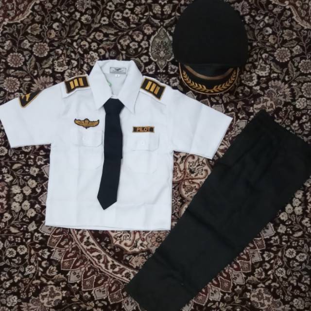 BAJU PROFESI ANAK PILOT DOKTER KECIL PRAMUGARI TNI UDARA LAUT PERAWAT POLISI POLWAN ABRI size 9 10