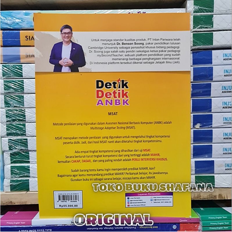 ORIGINAL Buku Detik Detik ANBK SD/MI Plus Kunci Jawaban Intan Pariwara