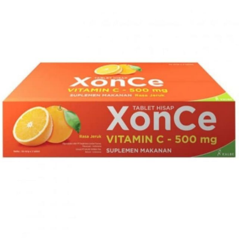 XonCe 500mg / 100 tab -- Suplemen Multivitamin Vitamin Vitacimin Vicee C 500 mg permen