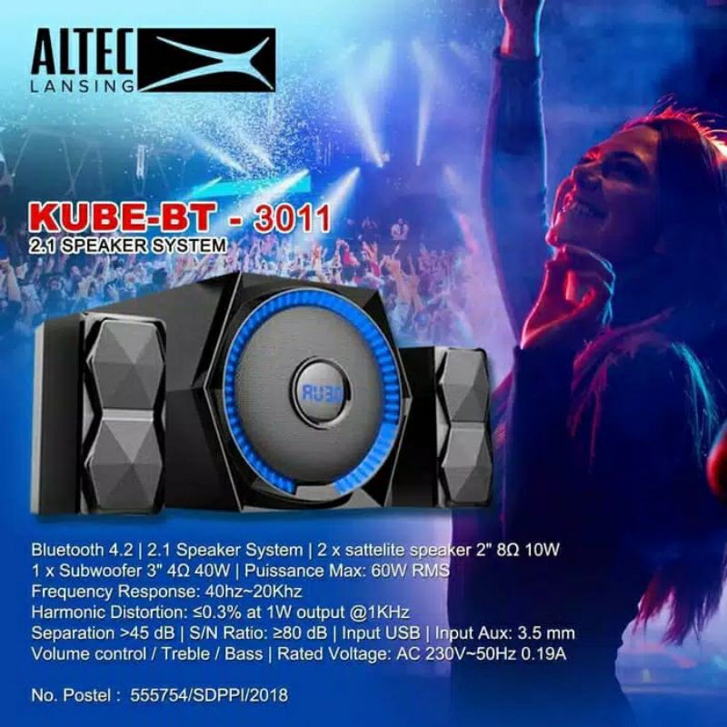 Speaker Altec Lansing 3011 Kube