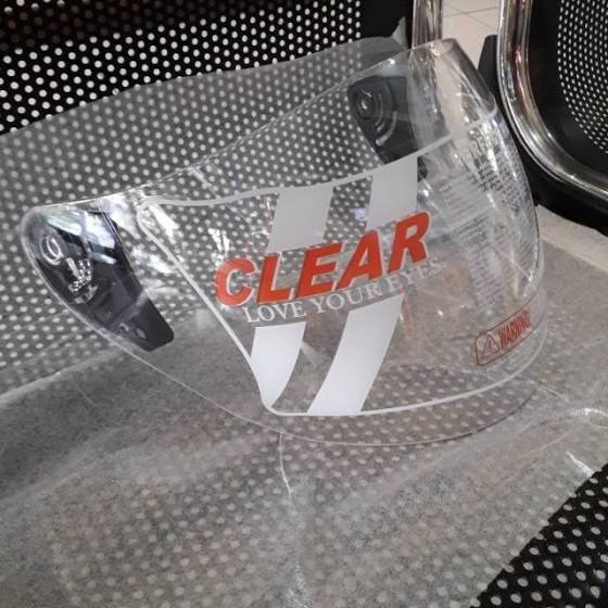 KACA HELM INK CENTRO PUTIH PLuS KUPINGAN