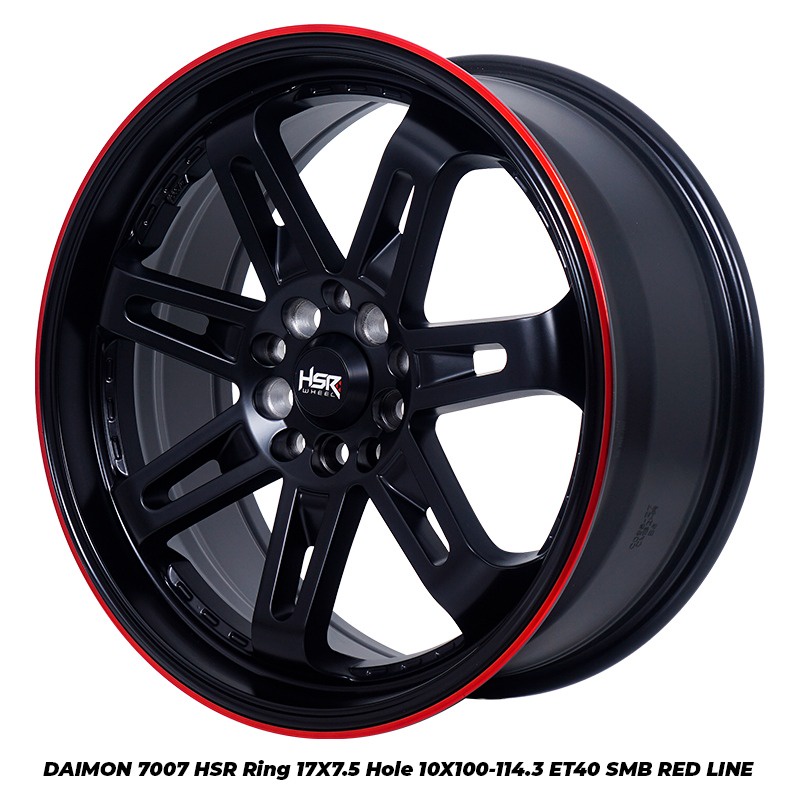 Velg Mobil HSR DAIMON 7007 Ring 17 Velg Racing Sienta HRV Xpander Rush Terios Innova