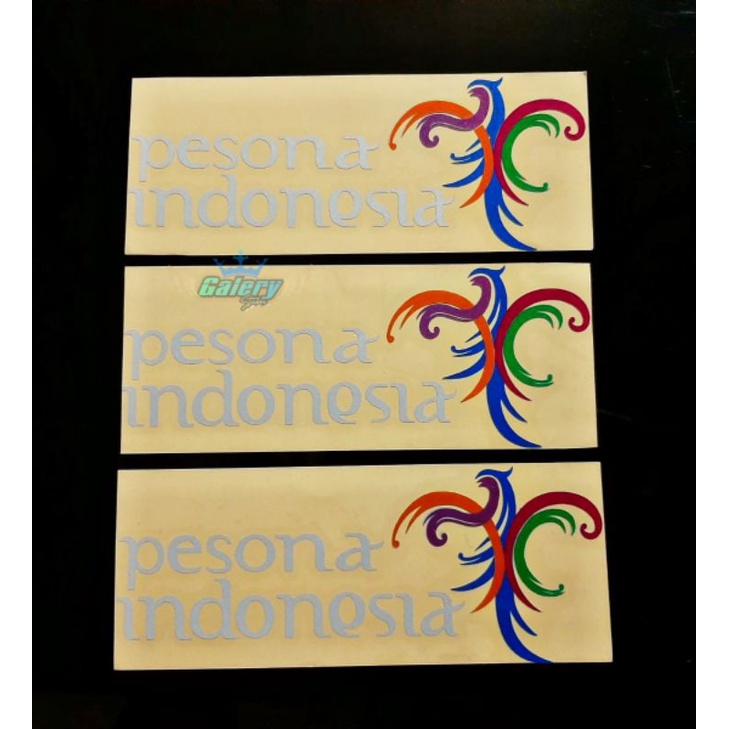 STIKER LOGO PESONA INDONESIA