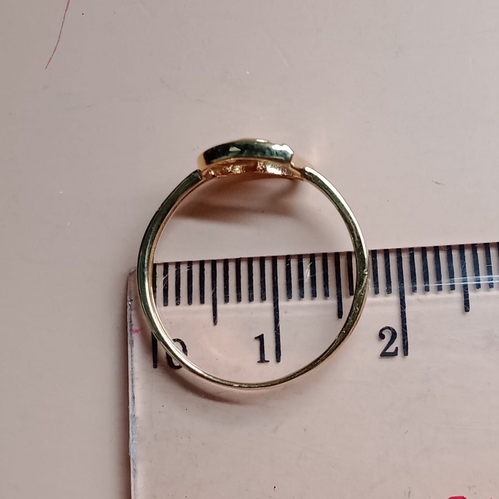 Cincin Emas 17K - 1.2 gr Kadar 750 - 456