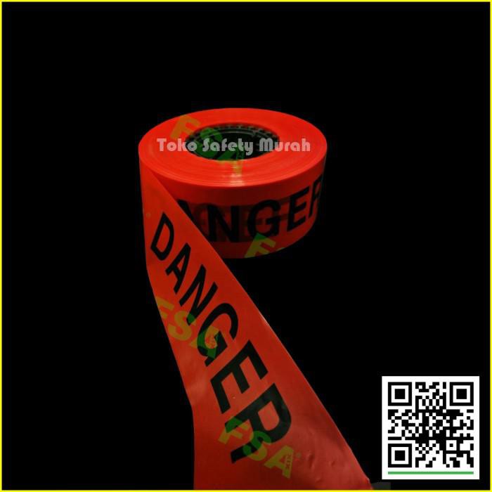 

Pembatas / Police Line Danger Garis Polisi Merah Barricade Tape 3" X 300 Meter