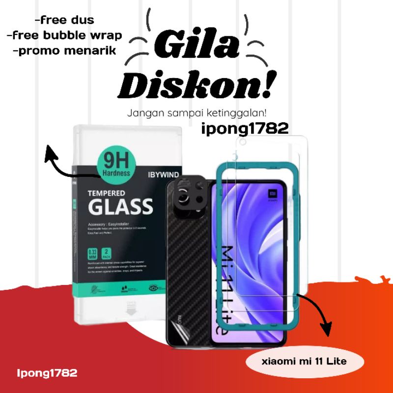 Ibywind Tempered glass Xiaomi Mi 11Lite Termurah