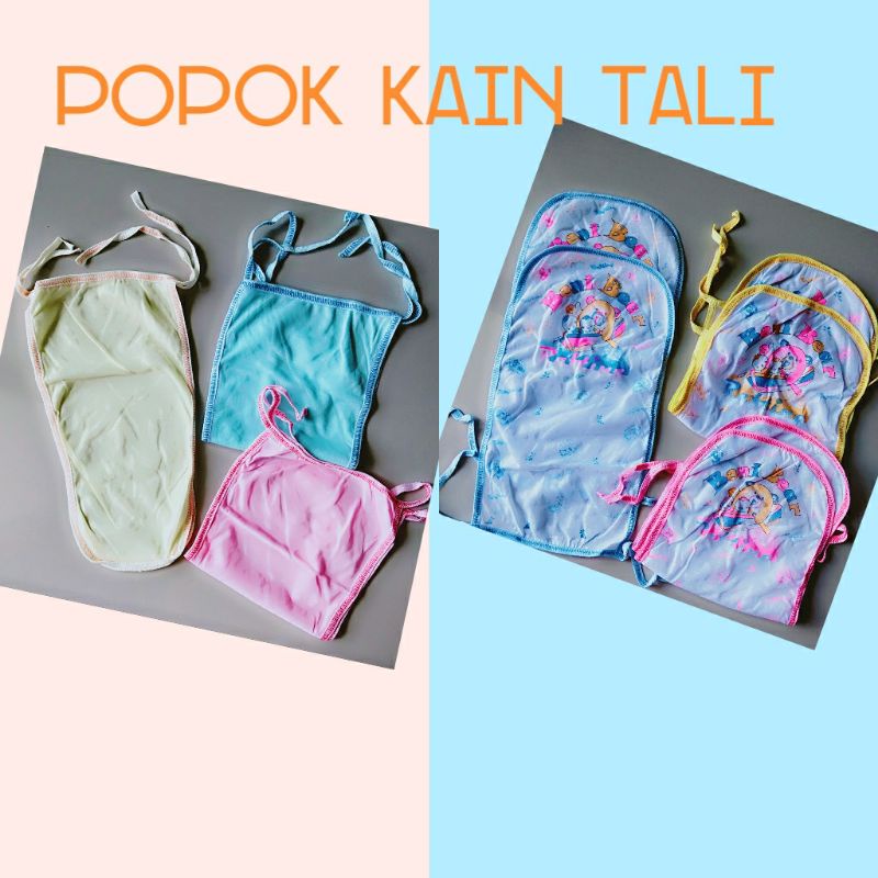 12PCS POPOK KAIN BAYI/ 1 Lusin Popok bayi/popok kain bayi/popok bayi  tali