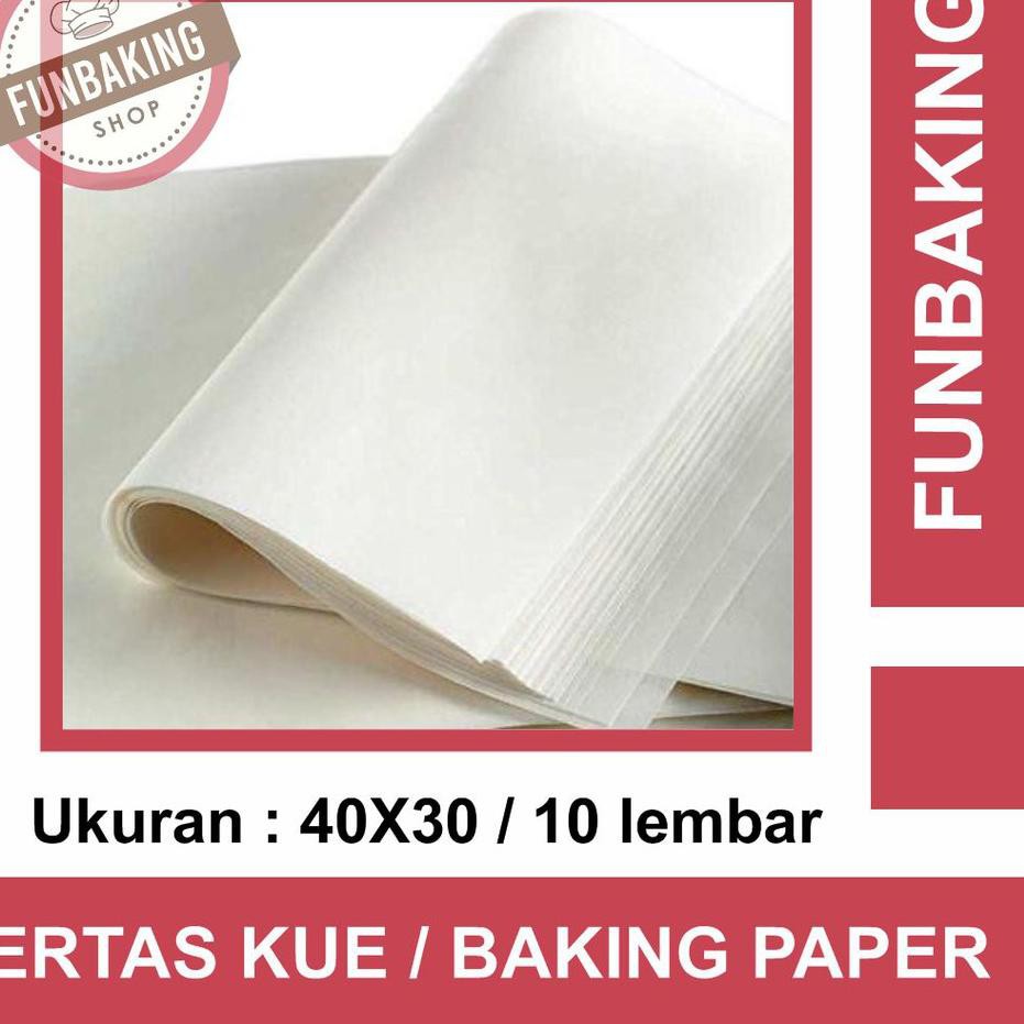 

TEERLARIS FunBaking - Kertas Roti Baking paper 40x30 10 lembar