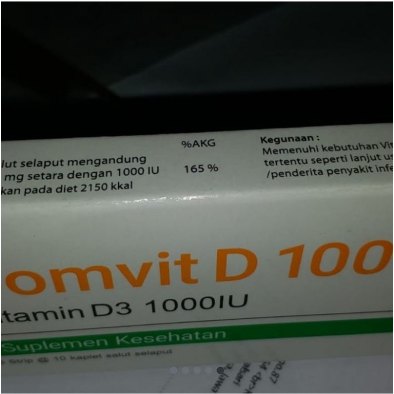 Comvit D 1000 Vitamin D3 1000 U