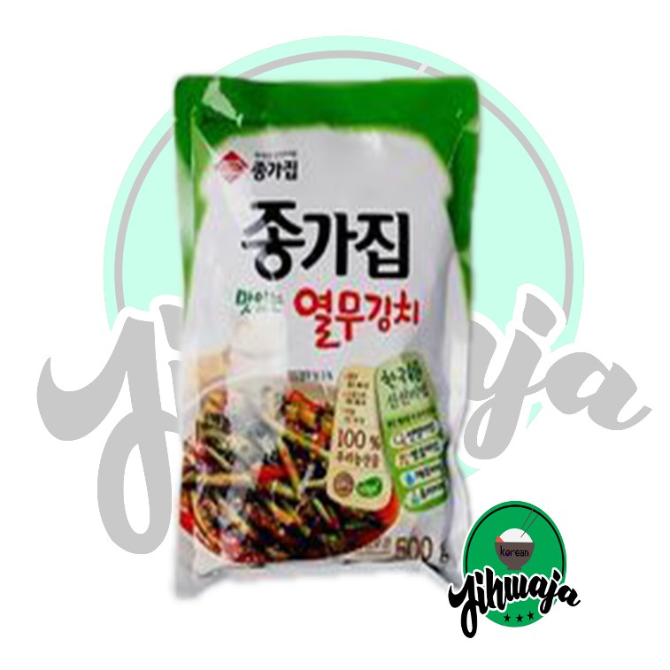 

Jonggajib Yeolmu Kimchi 500gr - Young Summer Radish Kimchi