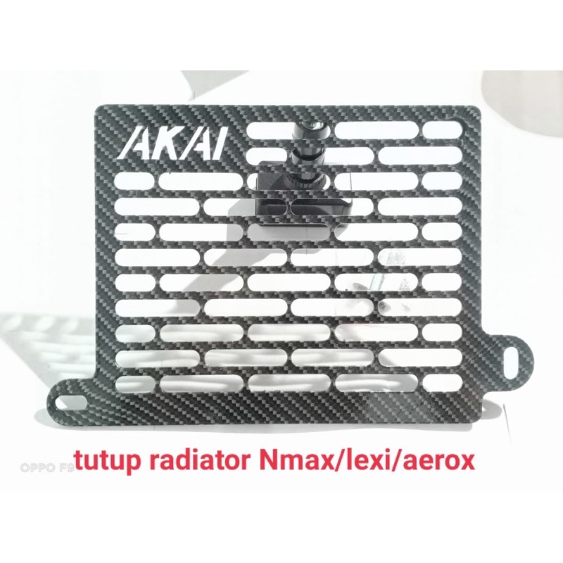 COVER TUTUP RADIATOR NMAX NEW-NMAX OLD-LEXI-AEROX NEW-AEROX OLD AKAI RACING TUTUP RADIATOR YAMAHA MATIC