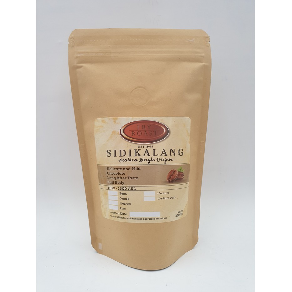 

KOPI ARABIKA SIDIKALANG 250 GRAM BIJI/BUBUK - kkp052