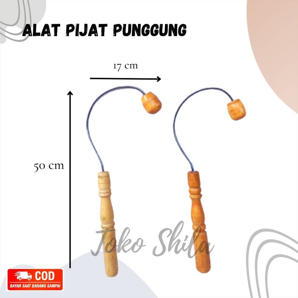 Alat Pijat Kayu Refleksi Punggung