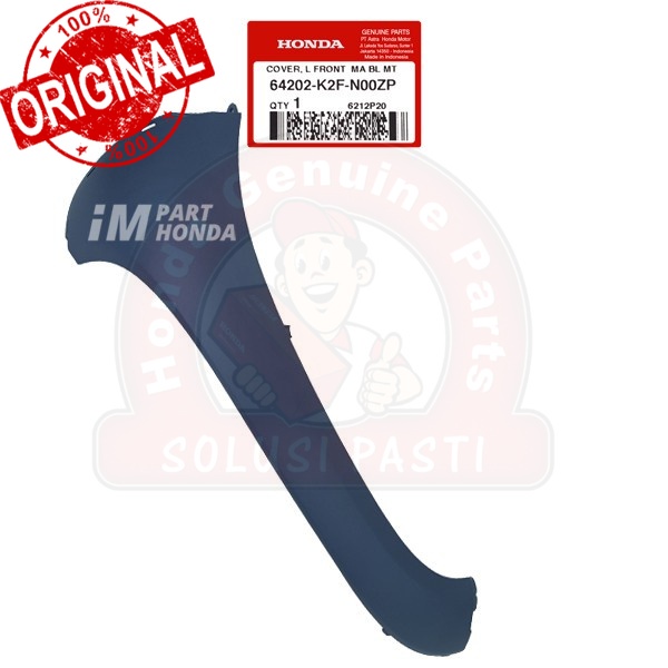 Original  Cover L Front Sayap KIRI Scoopy eSP K2F Biru DOF 64202-K2F-N00ZP 
 64202k2fn00zp Jaminan 1