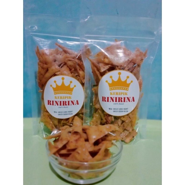 

KERIPIK RINIRINA/KERIPIK BAWANG/KERIPIK100GRAM/CEMILAN ENAK/KERIPIK/CEMILAN MURAH/KERIPIK GURIH/KERIPIK PEDAS/CEMILAN/KERIPIKPANGSIT