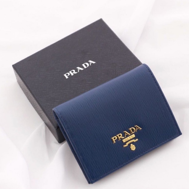 Prada compact wallet