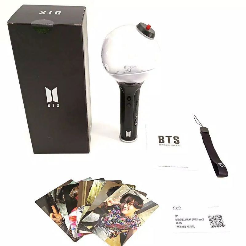 PROMO TERMURAH OFFICIAL LIGHTSTICK BTS & FIGURE LAMPU (BERPUTAR)