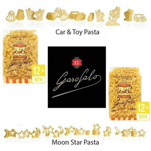 

Garofalo Car Toy Star Moon Shape Kid Pasta Anak Bentuk Lucu
