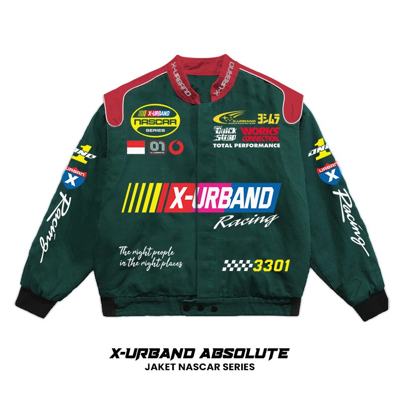 Nascar Jaket Racing / Naskar Jaket X Urband A225