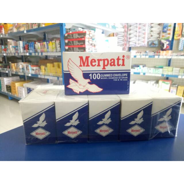 

Amplop Kecil Merpati Model Diamond ( 110 x 70 mm )