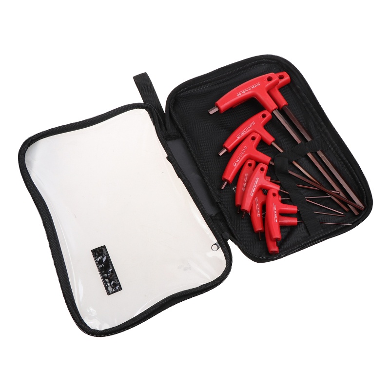 Kiss 9pcs / Set Kunci Pas Allen Gagang T Ergonomis Portable