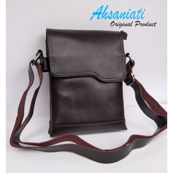 Tas selempang hanging wallet Kulit Asli