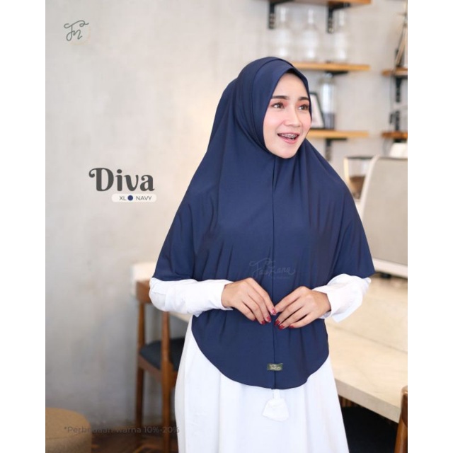 Bergo Diva By Abhyana | Bergo Ear friendly Jumbo | Jilbab Kuping