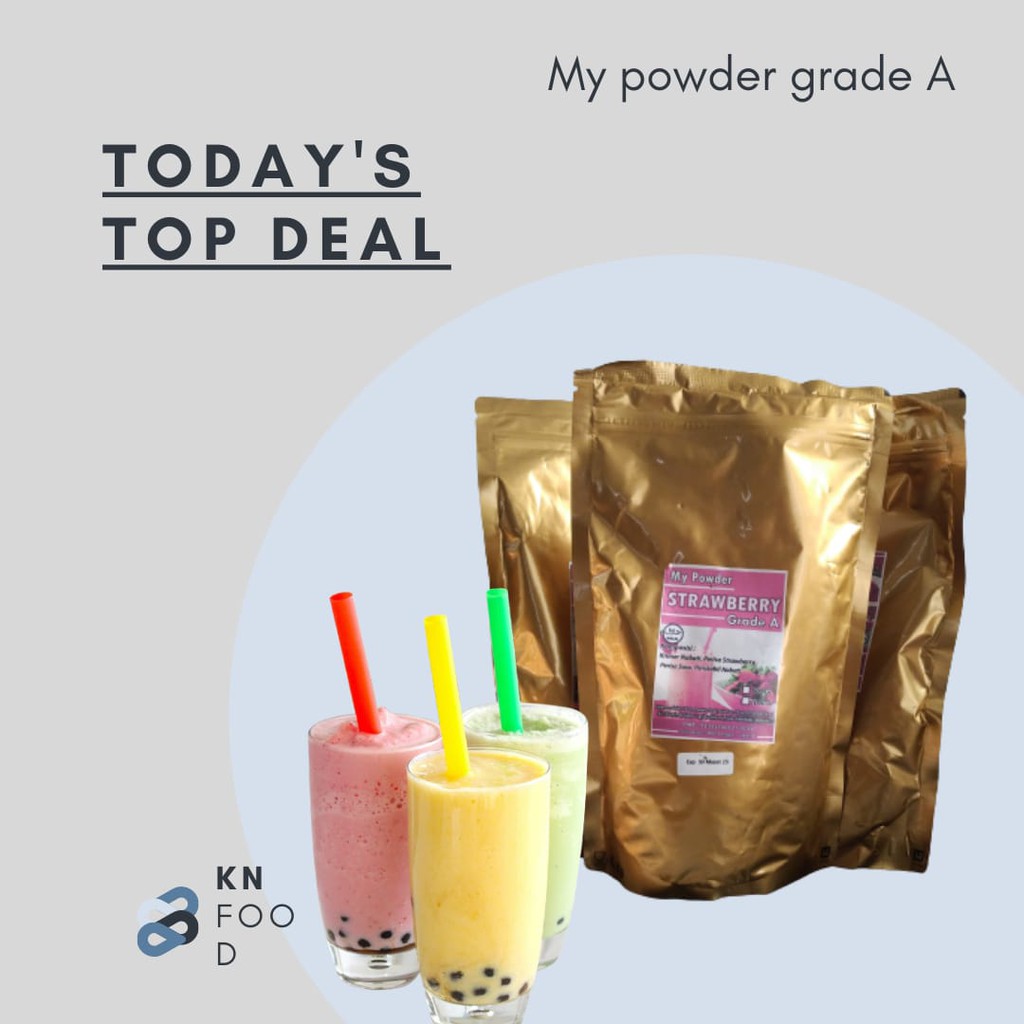 

My Powder Minuman Rasa Strawberry Grade A 500 Gram