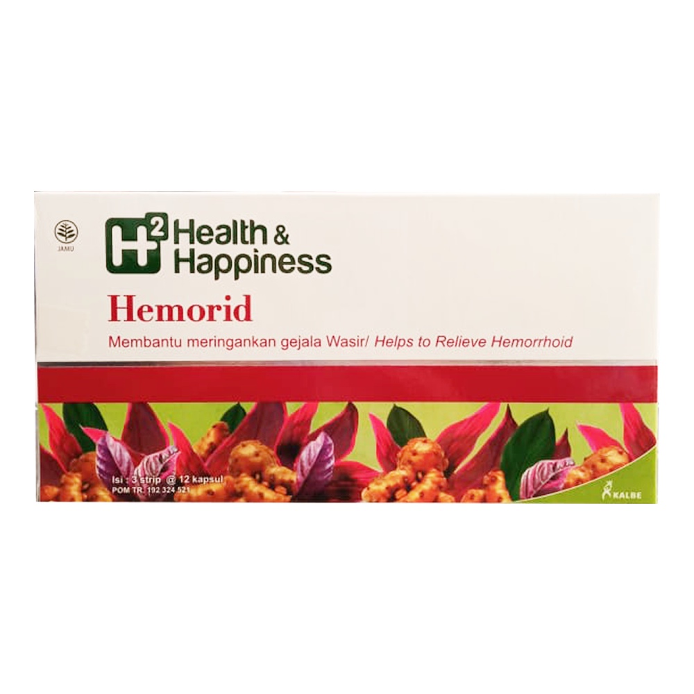 H2 HEALTH &amp; HAPPINESS HEMORID ISI 36 CAPS - WASIR