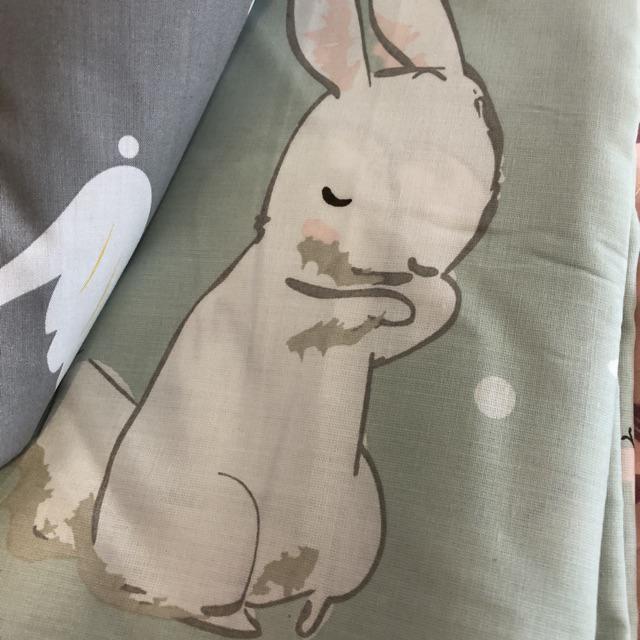 Snow Rabbit - Kain Sprei Katun Lokal Meteran Esra