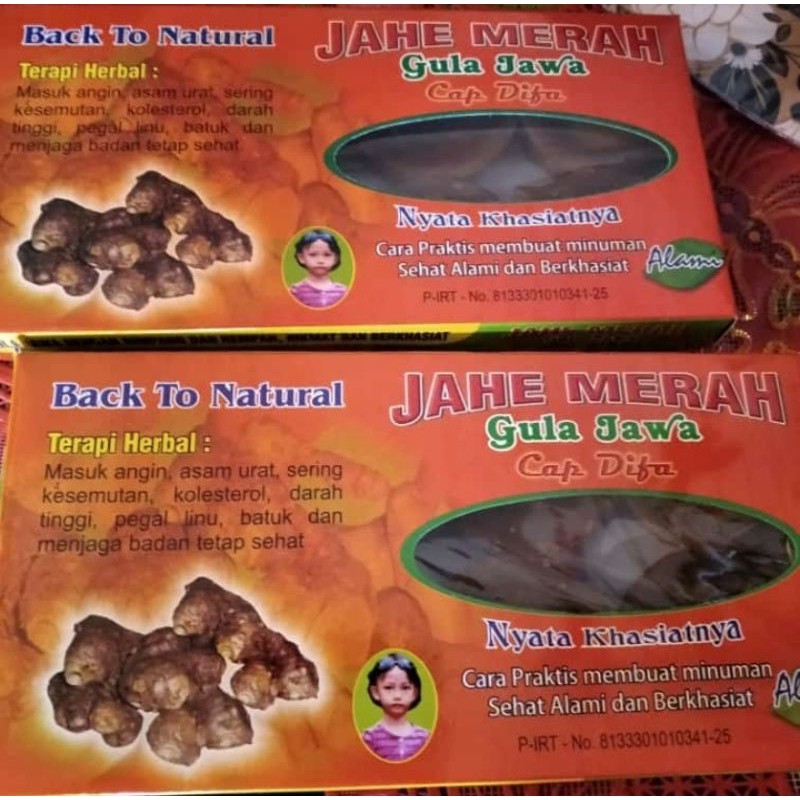 

JAHE MERAH GULA JAWA CAP DIFA