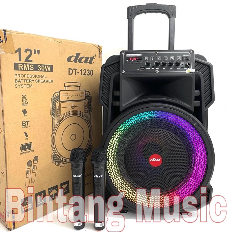 Speaker Portable DAT DT1230 Original Dat dt 1230 12inch dt1230