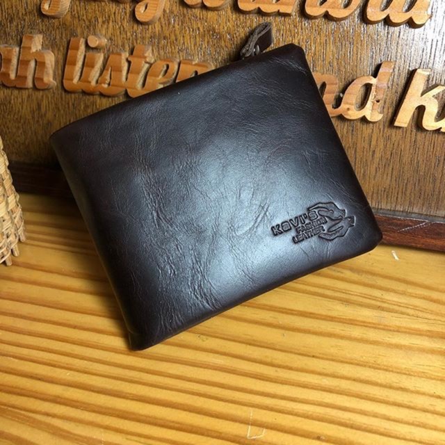 DOMPET PRIA KULIT ASLI KAVIS DOMPET KULIT ASLI PREMIUM DOMPET LIPAT DOMPET KARTU DOMPET COWOK