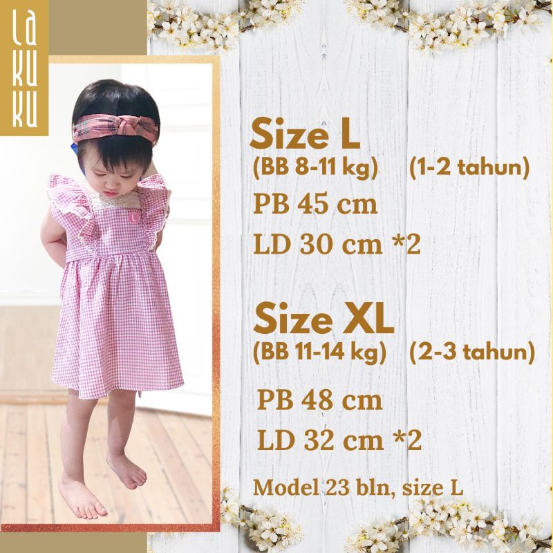 Setelan Baju Rok - Pakaian Mini Dress Bayi Anak Balita Perempuan katun High Quality 1-3 th