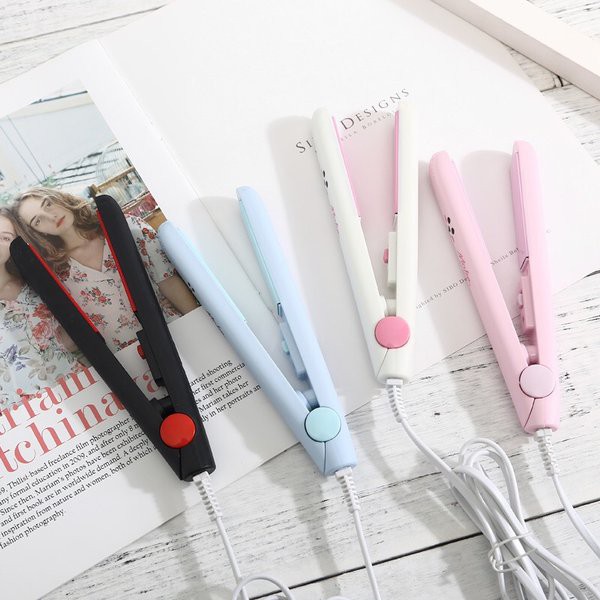 Alat Catok Rambut Mini 2in1 Set Lurus dan Keriting Make Time Karakter