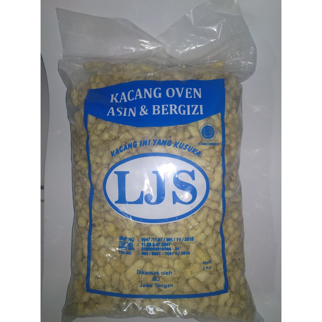 

Kacang Asin Oven 3 KG