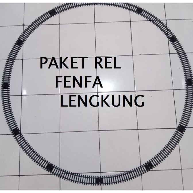 Paket Rel Fenfa lengkung Original
