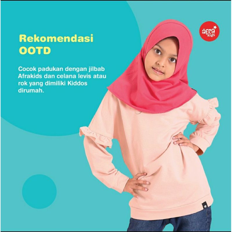 SWEATER anak by Afrakids SA001-Baby Pink